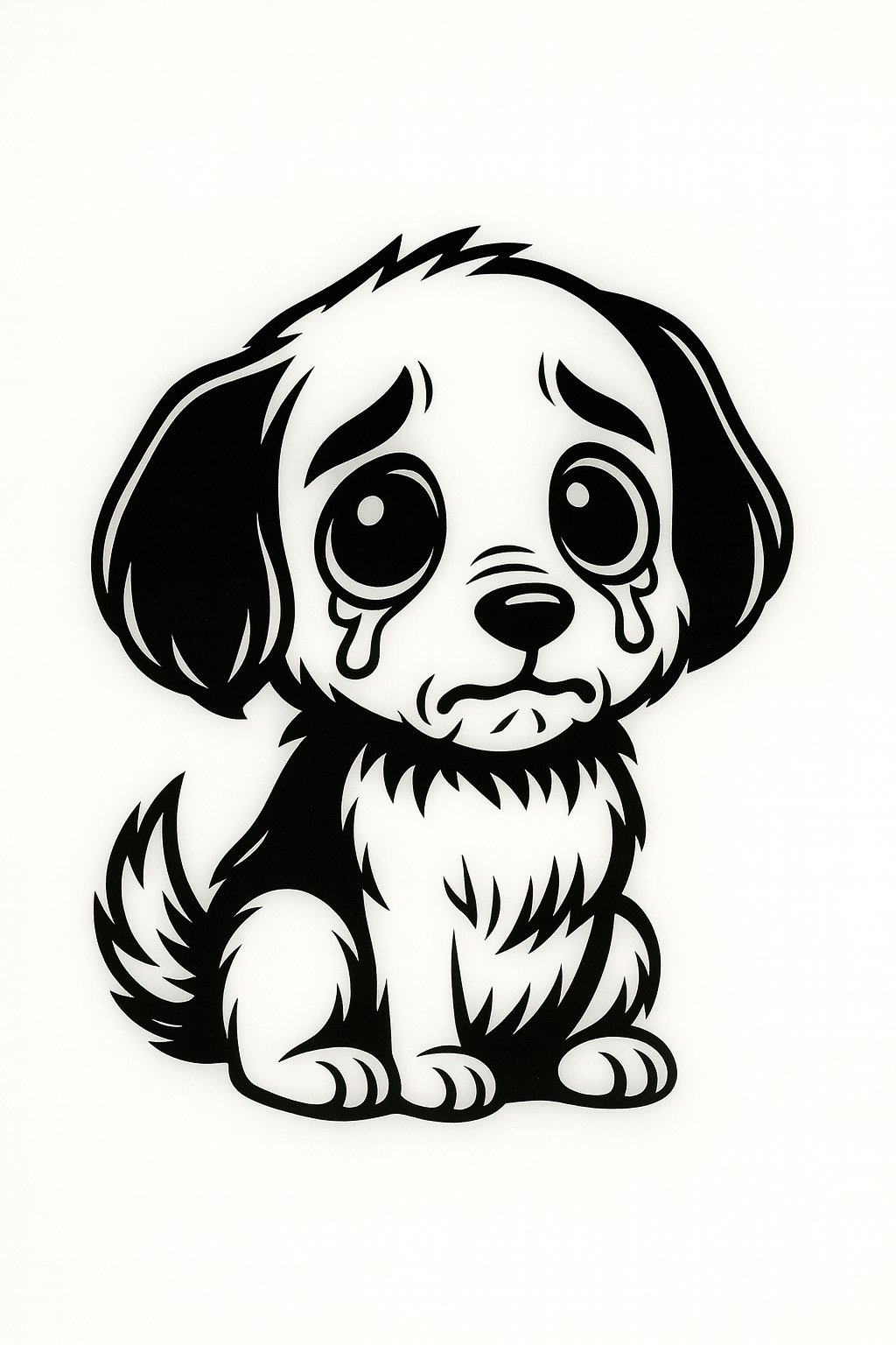 Puck crying — Puppies Against PedoPaws